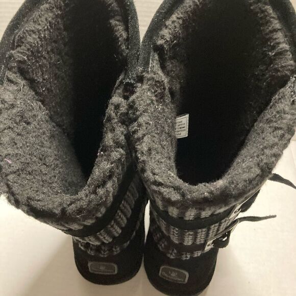 BEARPAW, women’s Boshie boots, Sz 11,Black, suede‎ - Picture 7 of 12